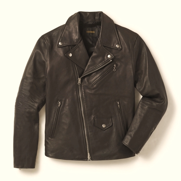 Buck Mason Leather Moto Jacket
